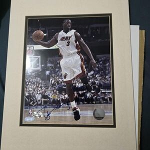 Miami Heat Basketball Photo with Autograph